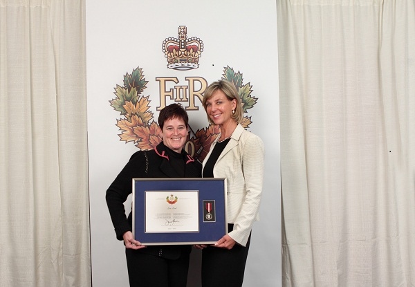 Image: Lori Lord, CEO Of Spectrum Health Care, receives Queen Elizabeth II Diamond Jubilee Medal