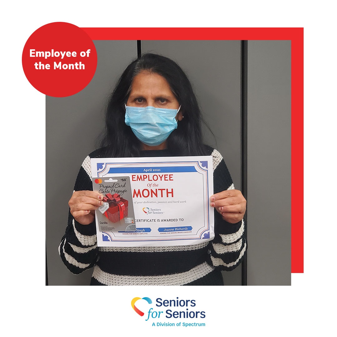 Image: Lazina is our April Employee of the Month!